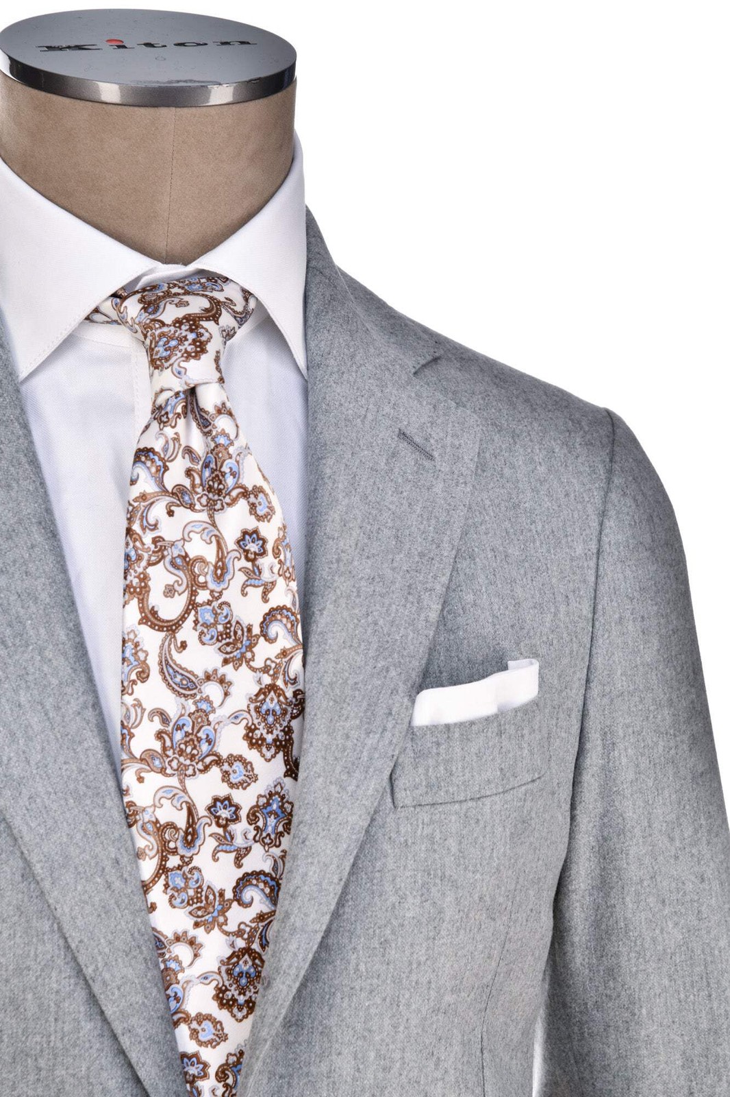 Sartorio Marled Virgin Wool-Cashmere Suit