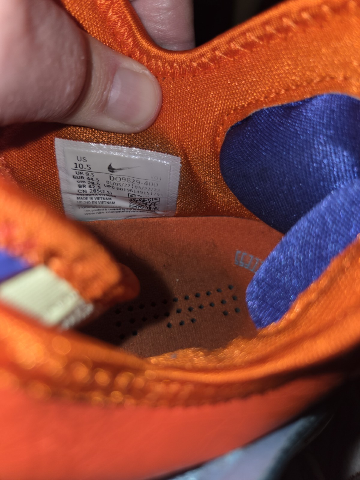 Size 10.5 – Nike LeBron 19 EP Low Blue Chill. Please READ Descrip!!