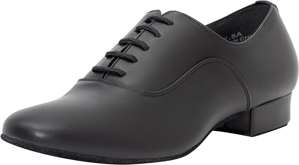 Men’s Latin Dance Shoes Leather Sole Ballroom Salsa Tango Waltz Character Shoes