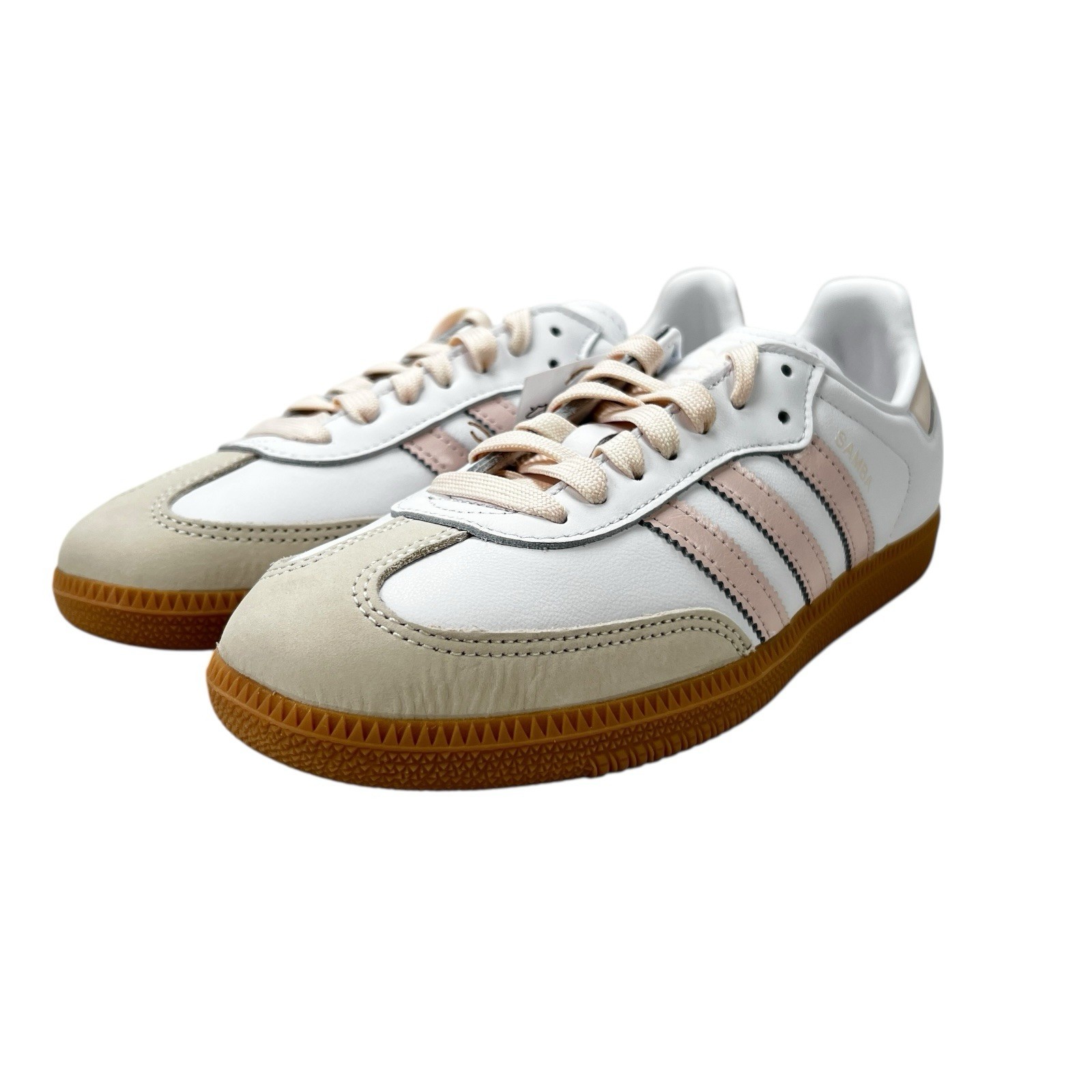 Adidas Samba OG Cloud White Wonder Quartz Gum Shoes JS1351 Women’s Sizes 6.5 – 9