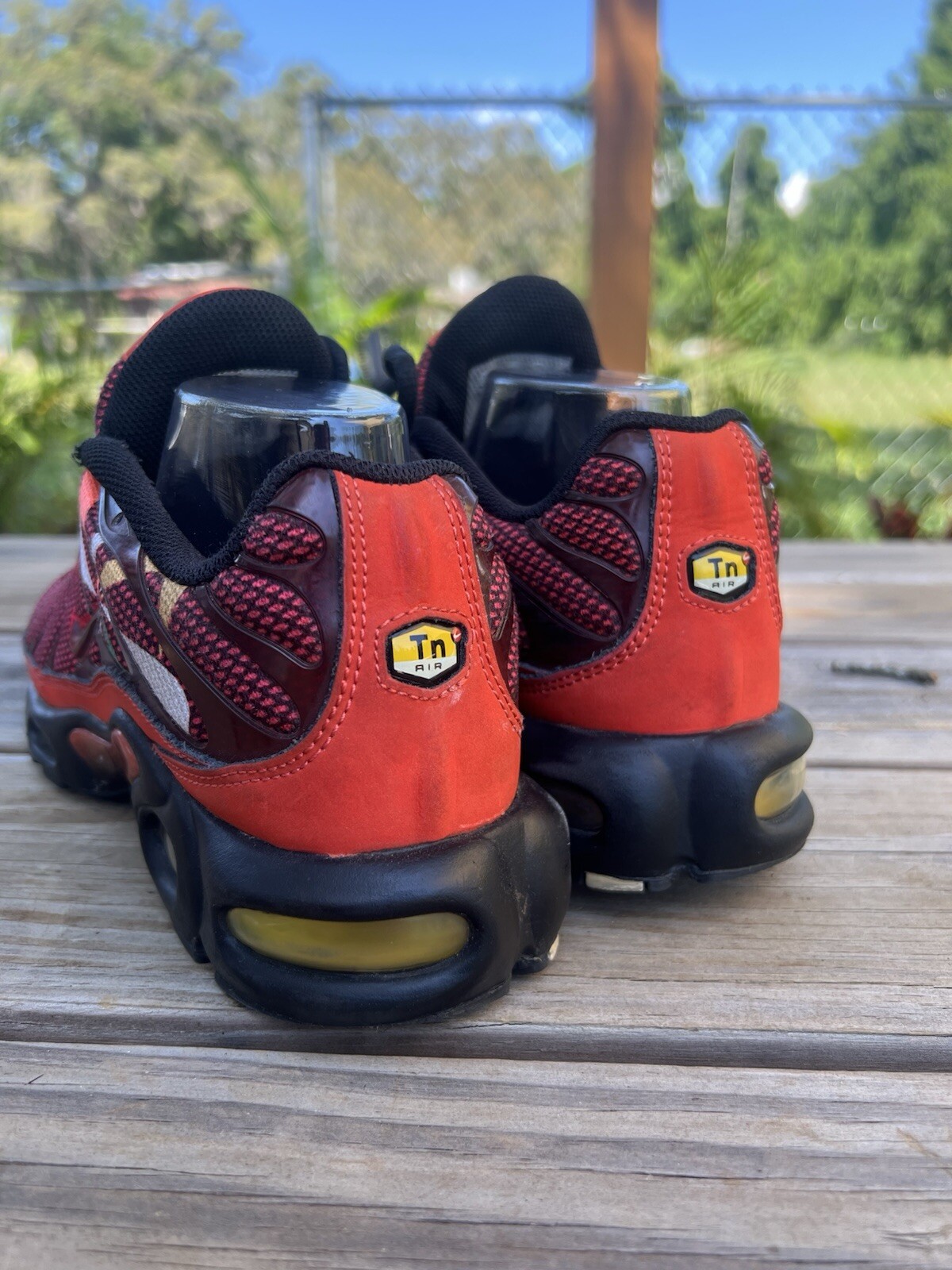Nike Air Max Plus Tn Sunburst Pack CK9393-600 Habanero Red Sneakers Mens Size 9