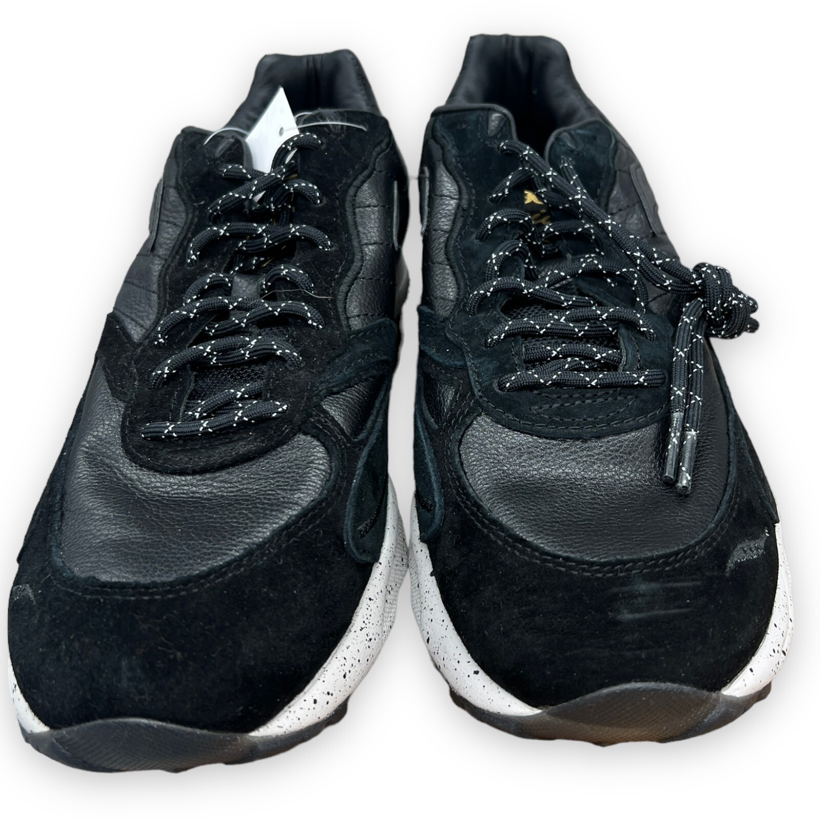 Saucony Shoes Mens 10.5 Black 3D Grid Las Vegas Hurricane Leather