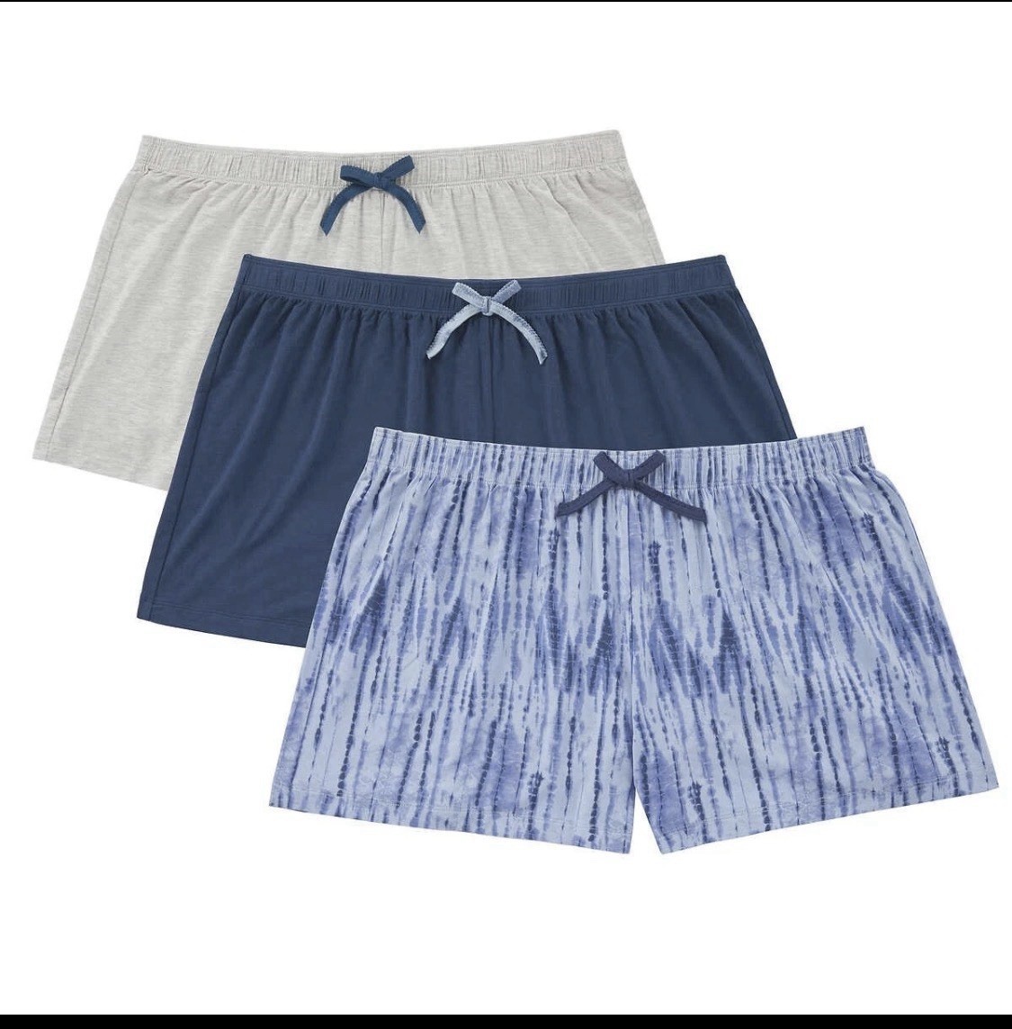 Jane and Bleecker Ladies’ Sleep Short, Blue Size Small (3 pack) – NWT