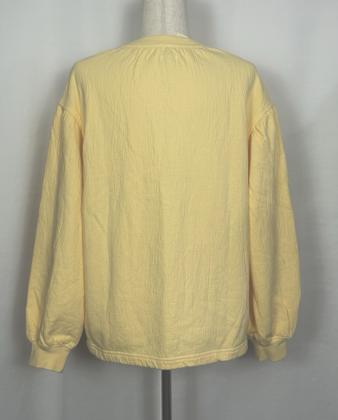 Aerie Women’s Easy Street Sweatshirt yellow Notes Color S