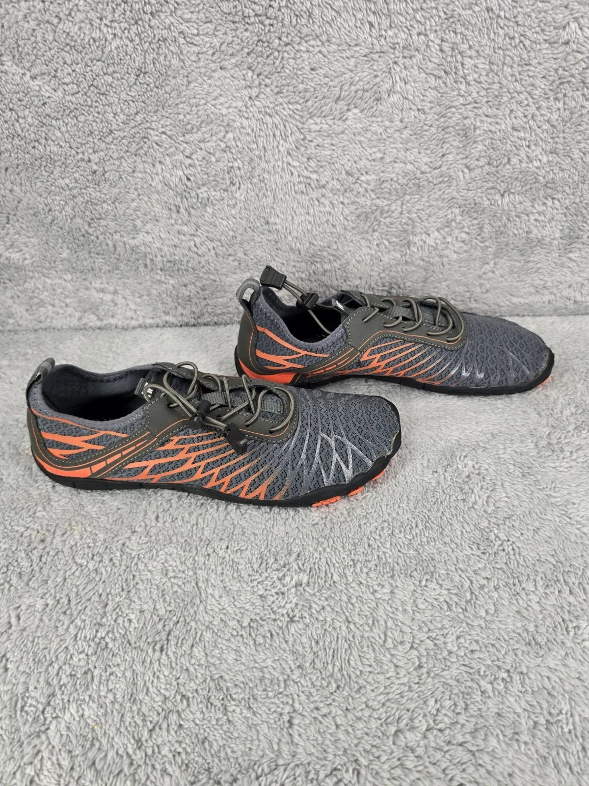 Hike Footwear HF Lorax Pro Sz 9 Gray Orange Non Slip Barefoot Shoe