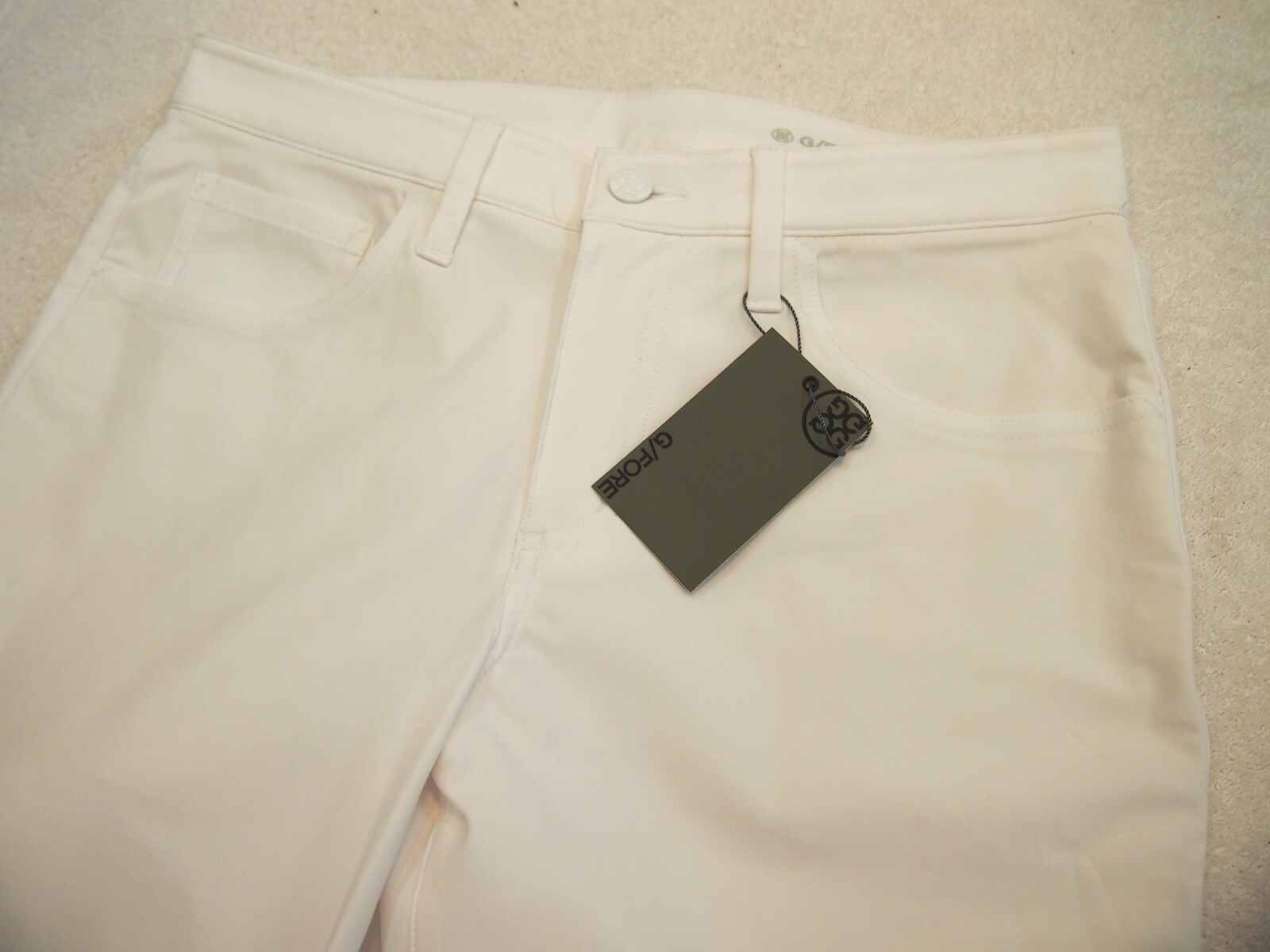 G/FORE Performance Fabric 4-way Stretch Tour 5 Pocket Pant NWT $185 32 x 32 Snow