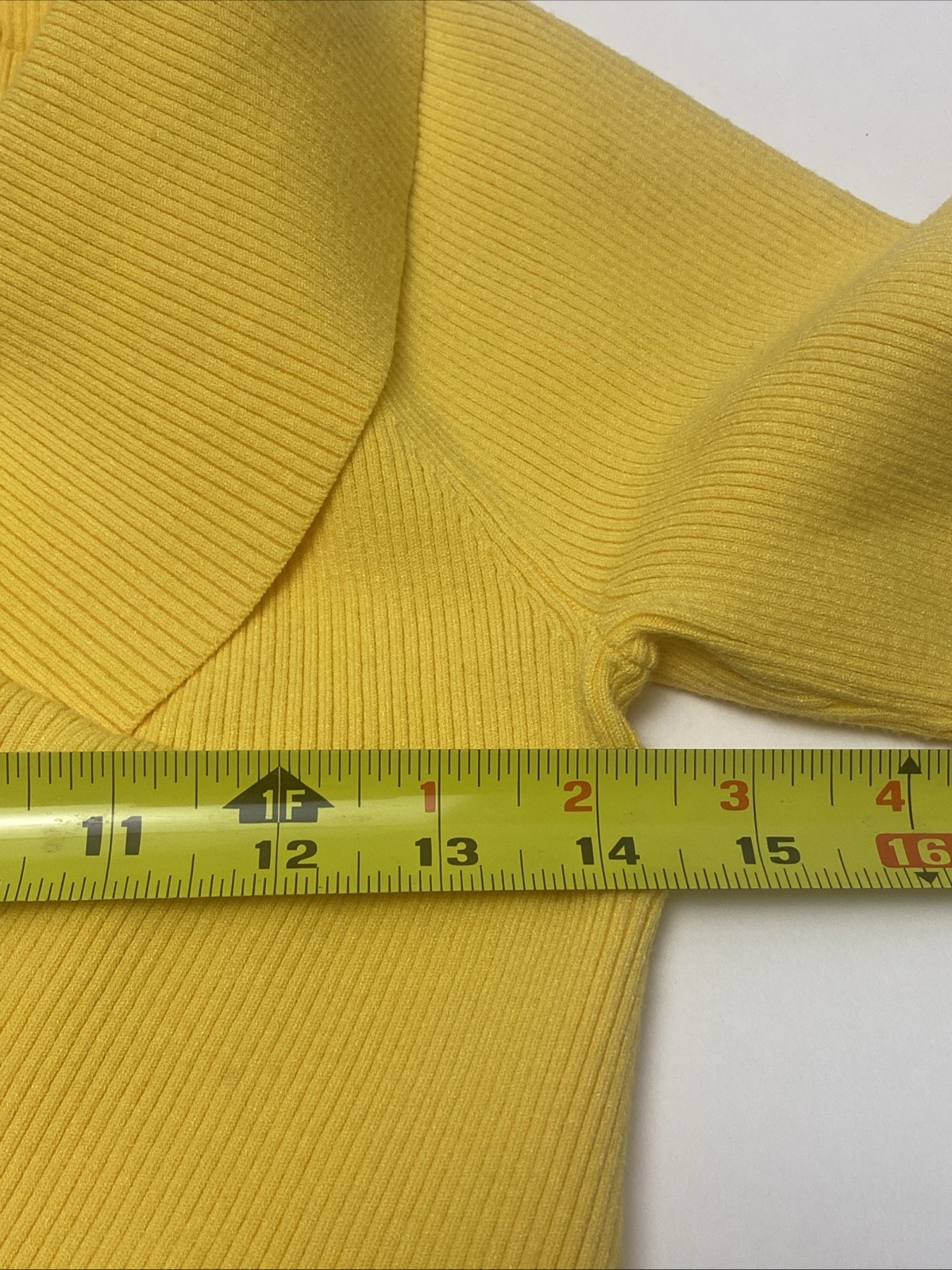 Nordstroms Bailey/44 Off Shoulder Ribbed Knit Top Shirt Yellow Size Small $178