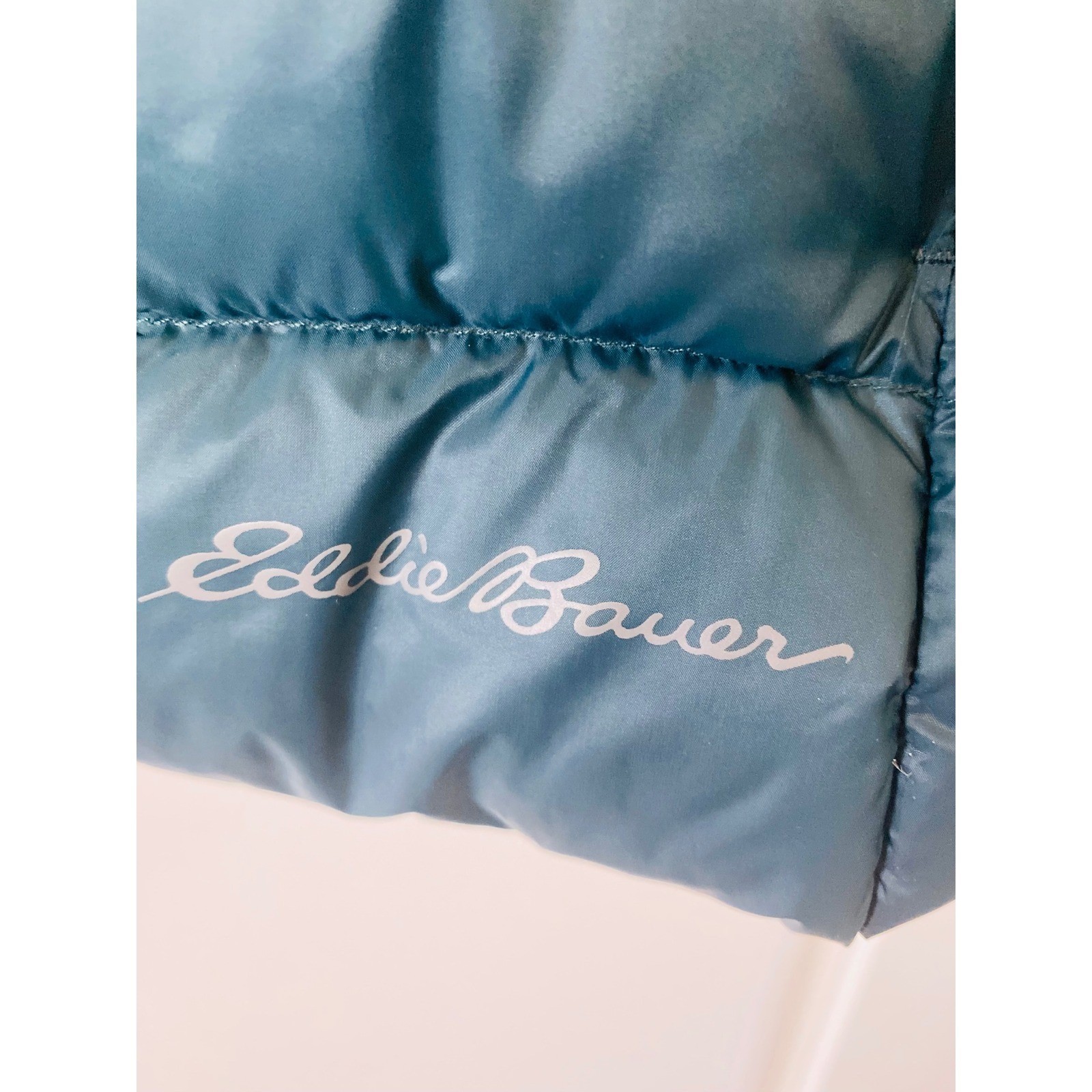 Eddie Bauer Womens CirrusLite Hooded Down Jacket Teal Blue 650 Fill XS Puffer