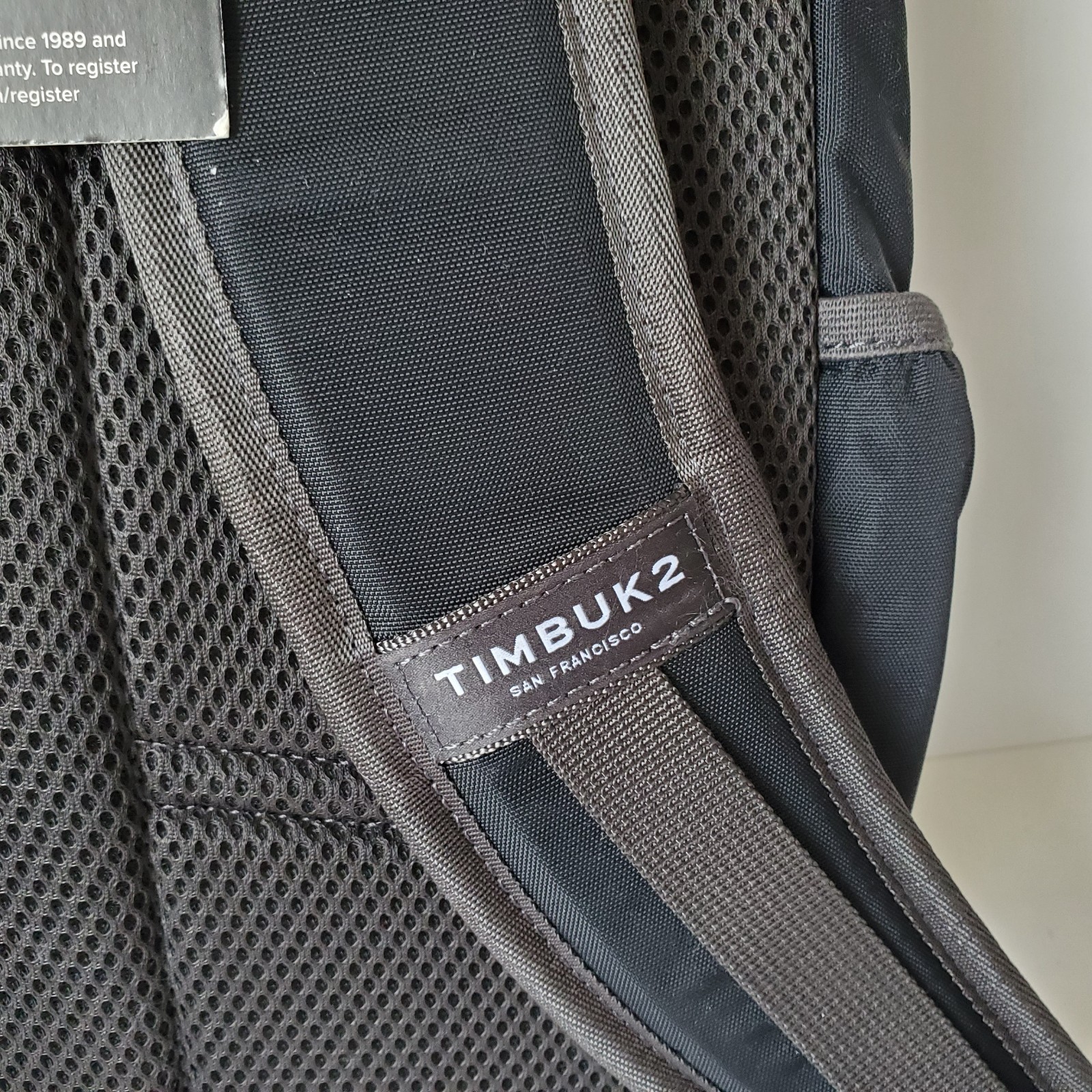 Timbuk2 Parkside Laptop Backpack Logo “Robert Half” Jet Black Travel Office Book