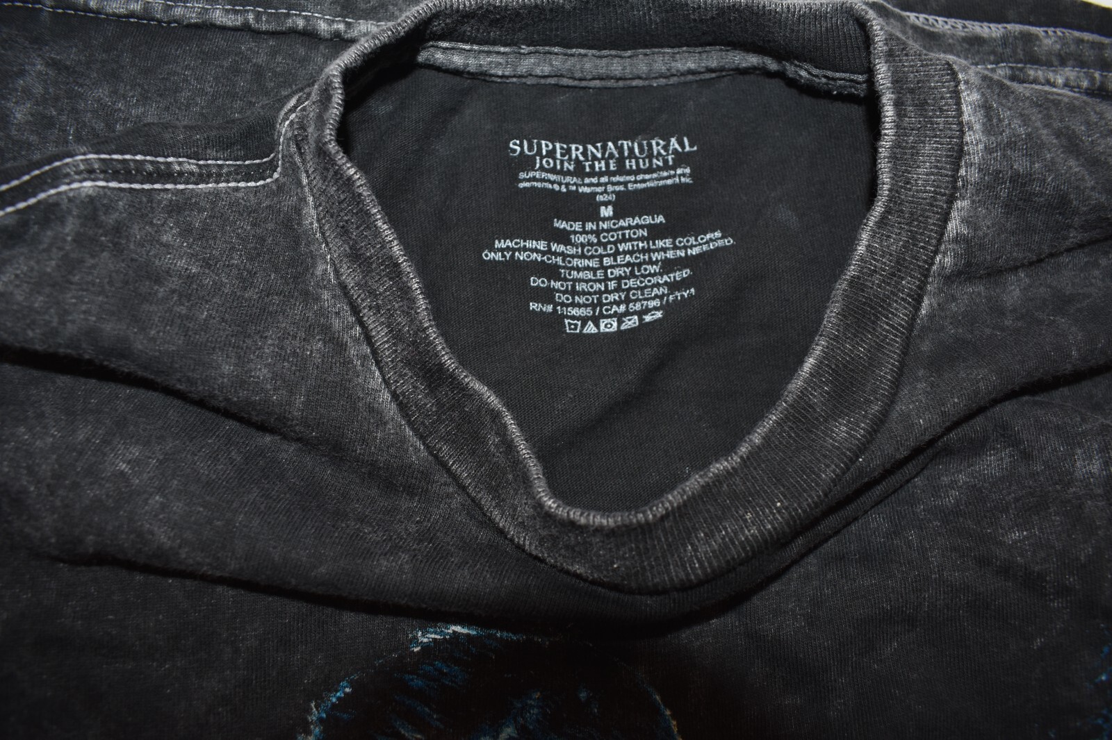 Supernatural Juniors Dean Winchester Collage Boyfriend Fit Shirt New Medium