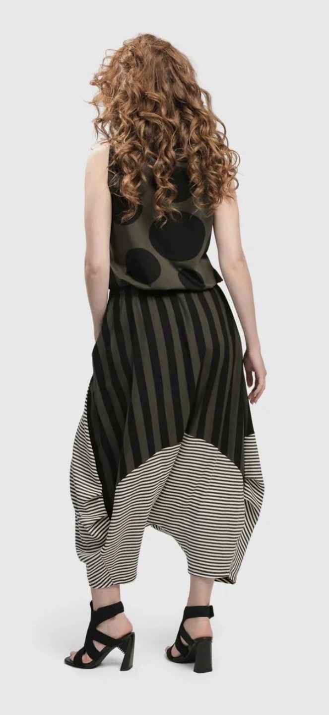 Alembika Urbam Imperial Harem Pants Striped XL with Tags