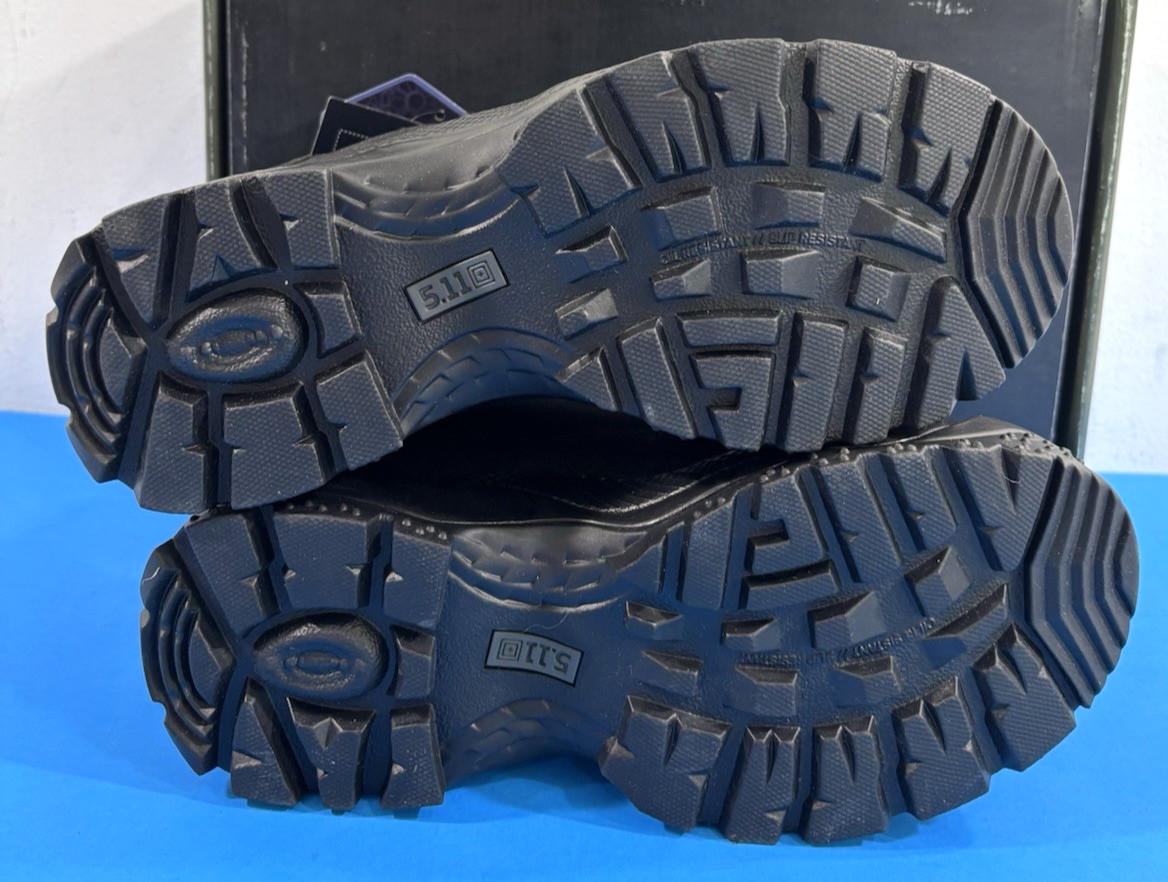 NIB 5 REG MENS 5.11 TACTICAL ATAC 2.0 LOW SHOE 12466 BLACK FREE SHIPPING