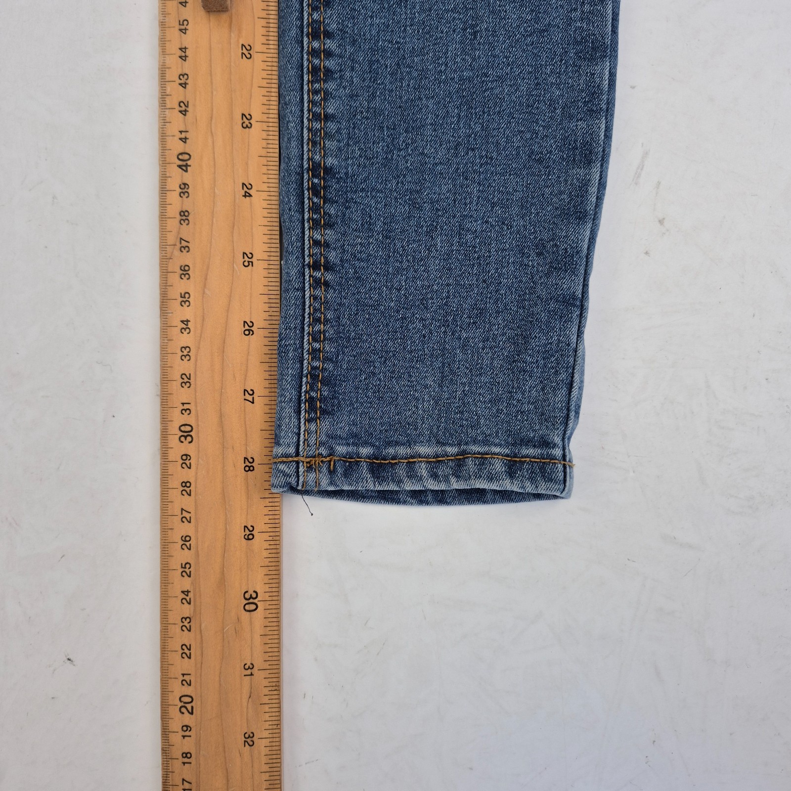 NEW LOOK Amie Jeans 8 Blue Womens Denim Cotton Blend Mid Rise Skinny