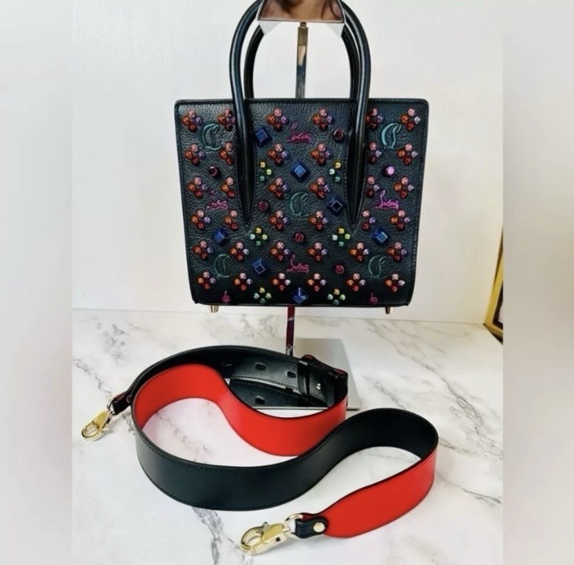 Christian Louboutin Paloma Mini Multicolor Spikes Loubinhesky Crossbody Bag