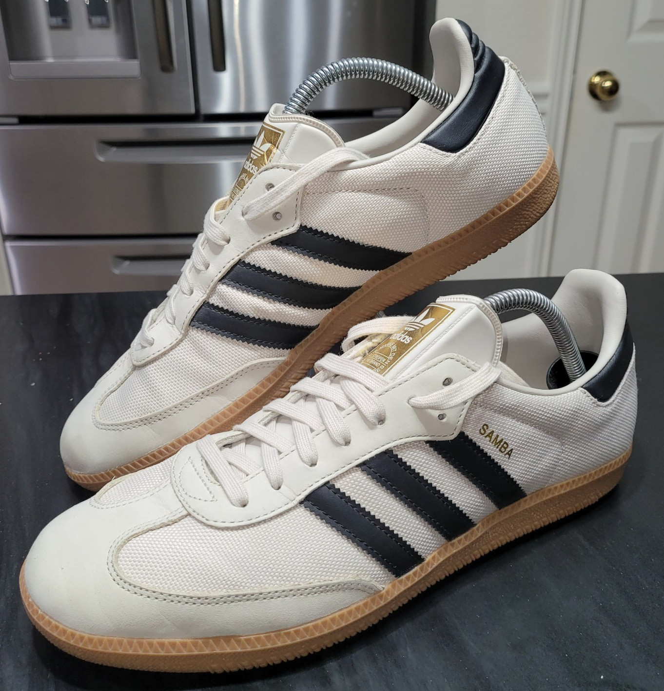 Adidas Samba Men’s Size 10 OG Originals Sand Stone/Black Gum CQ2151 Sneakers