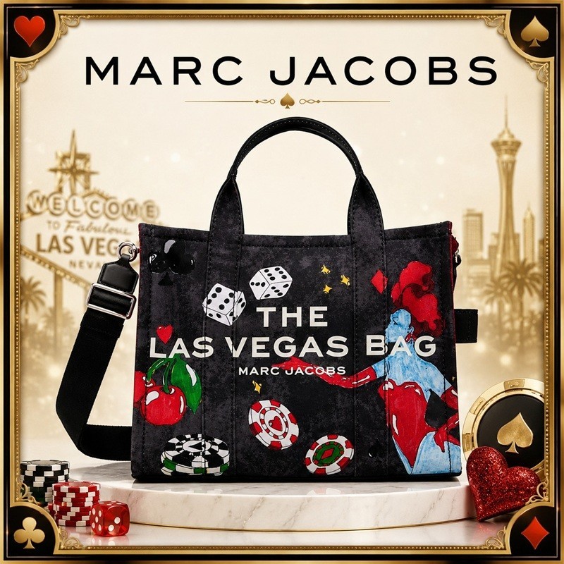 Marc Jacobs The Las Vegas LIMITED EDITION City Capsule Canvas Tote Bag Handbag