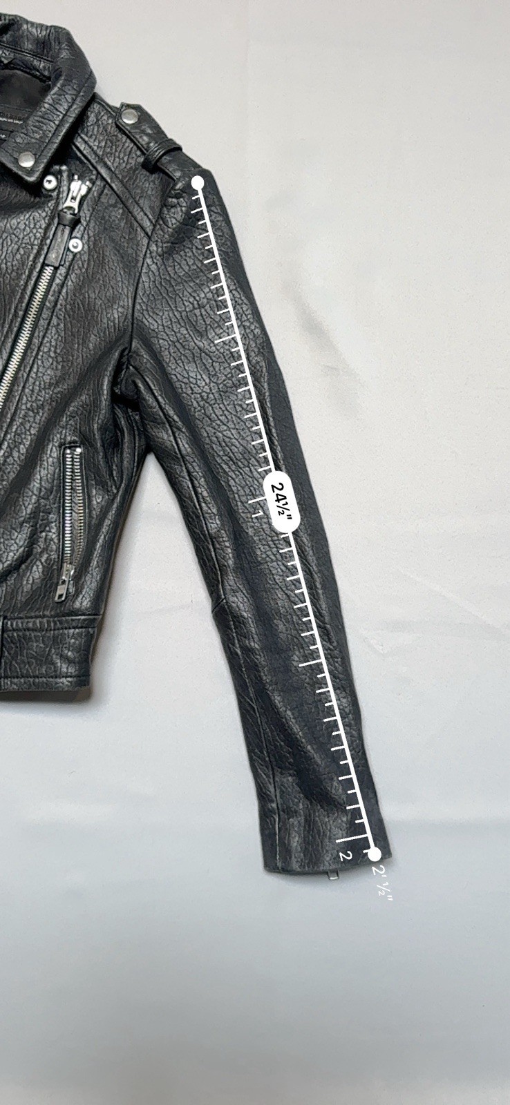 Mackage for Aritzia Black Lambskin Leather Moto Biker Jacket Women’s S/P