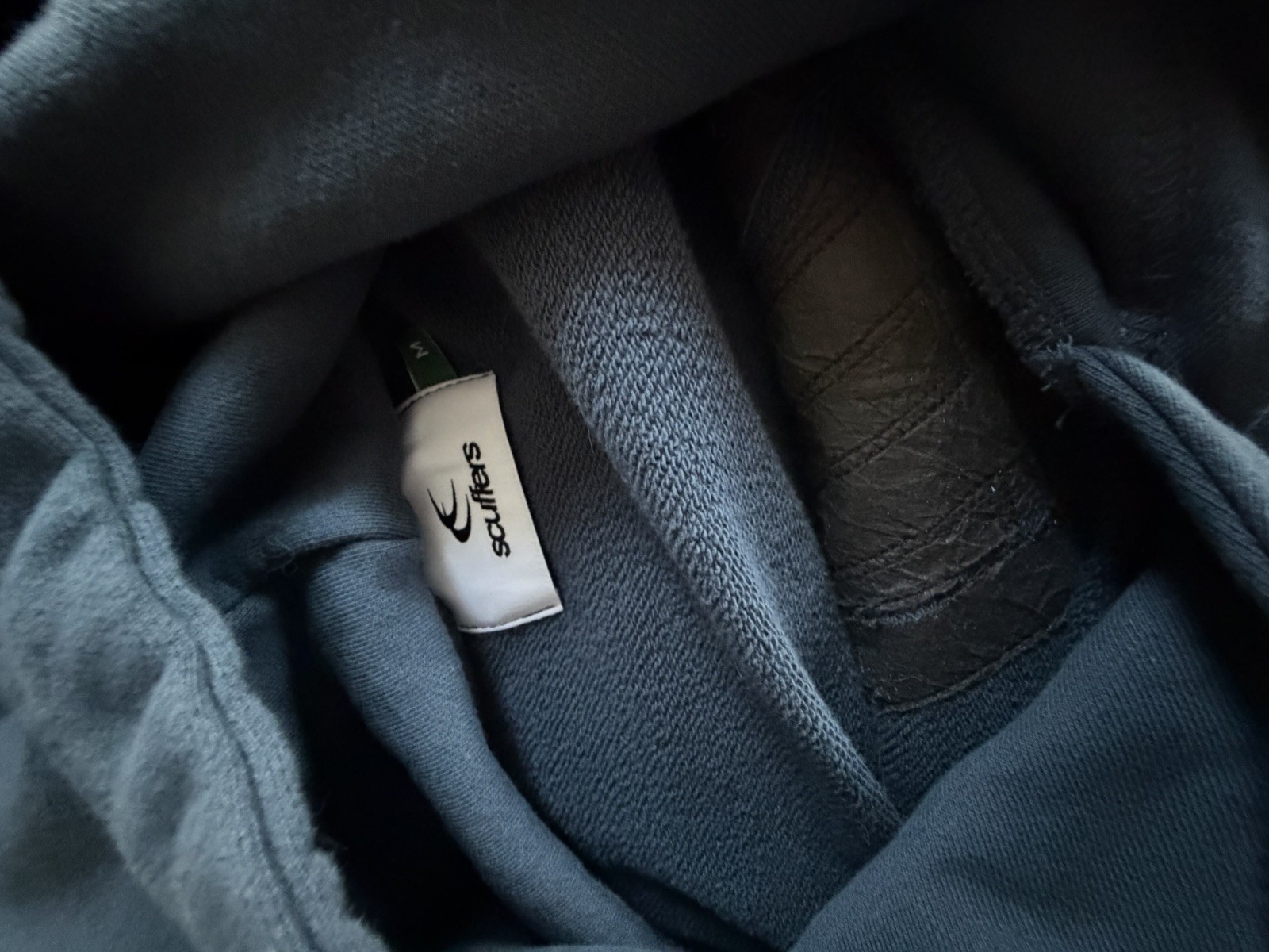 Scuffers Raw Blue Hoodie Size M