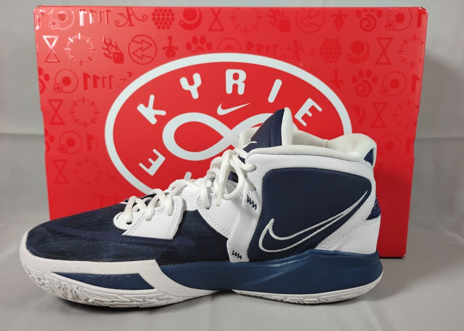 Nike Kyrie Infinity TB Men’s Size 10 Midnight Navy & White Basketball SEE PICS