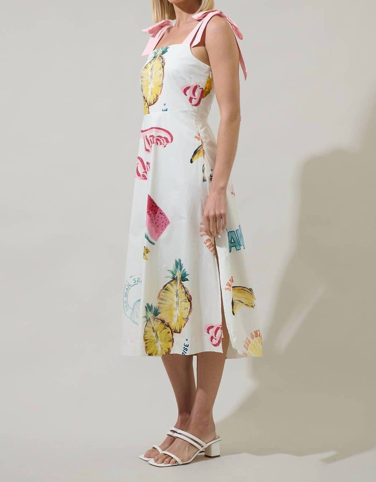 Sugarlips Zahra Island Tyra Smocked Midi Dress Size XL