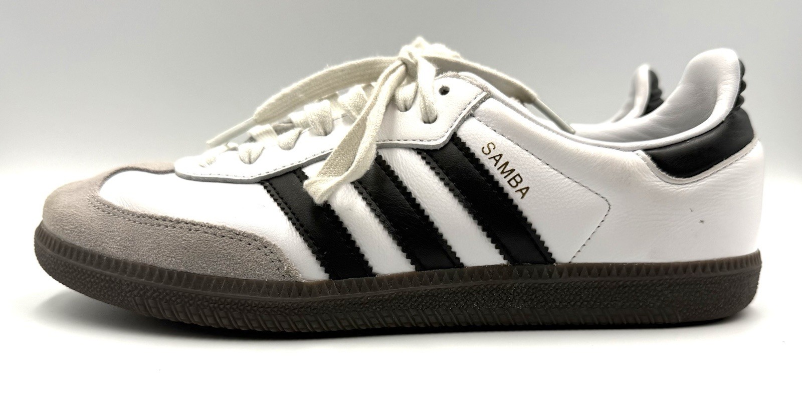 Adidas Samba OG White Black Gum Sneakers Men’s 7 Shoes