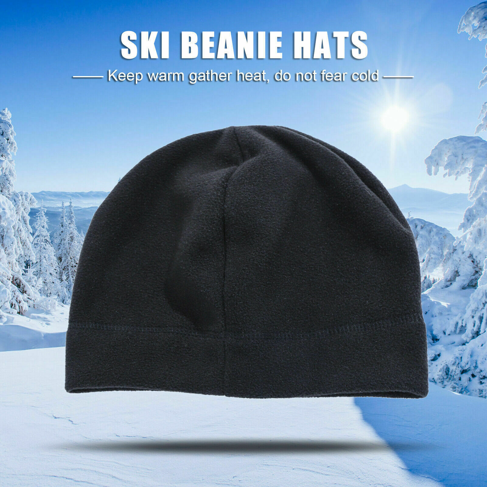 5 × Military Tactical Skull Cap Winter Warm Fleece Windproof Ski Beanie Hats USA