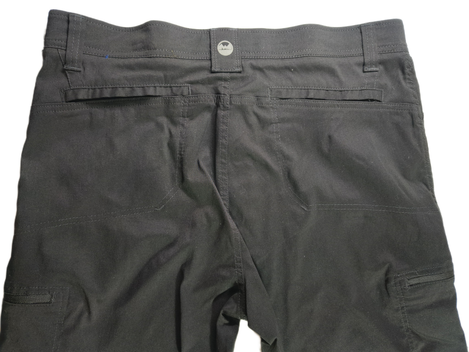 Wrangler Mens Pants 36×32 Black Outdoor Straight Fit Cargo Hiking SU 02/06/26/C