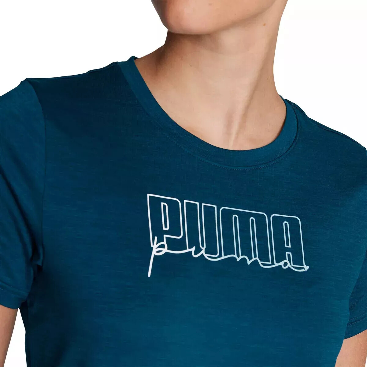 PUMA Ladies’ Short Sleeve Logo Tee | E32