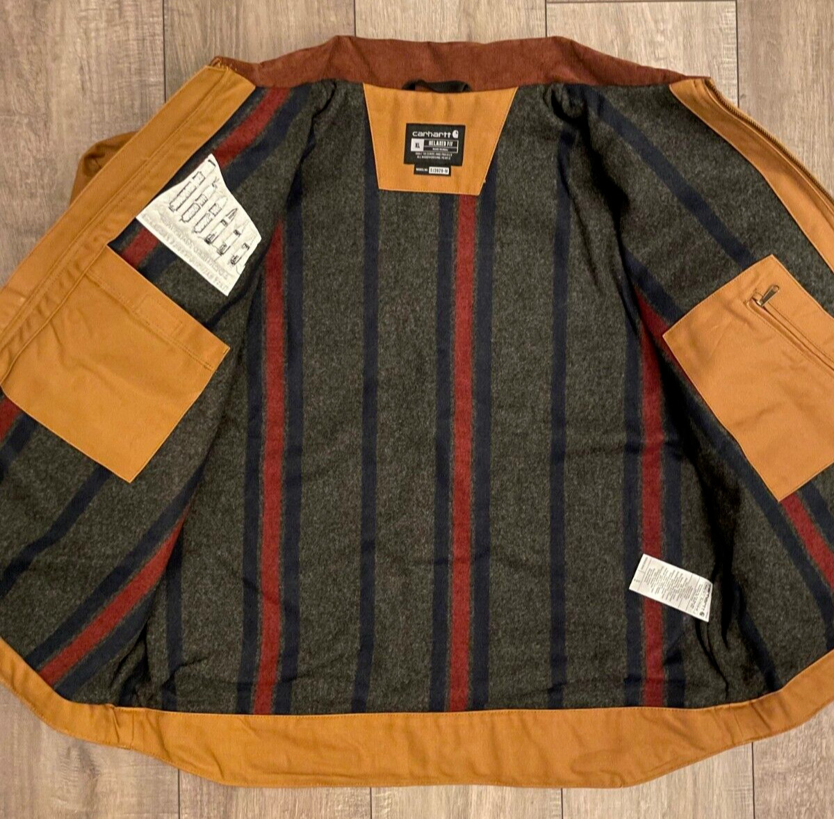 Lockheed Martin ICBM Decal Carhartt Duck Detroit Jacket (ALL SIZES AVAILABLE✅)
