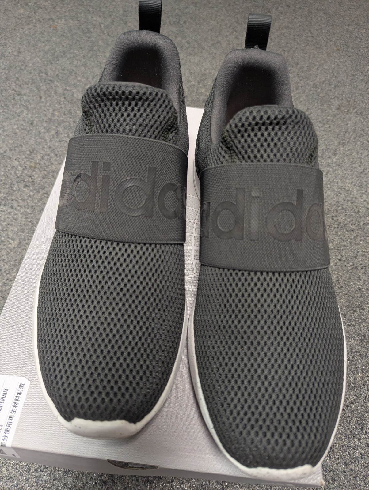 Men’s Adidas Lite Racer Adapt 4.0 Black / White Size 9.5 Shoes