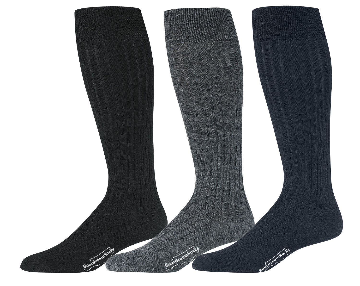 Men’s Over the Calf Dress Socks Merino Wool Knee High Calf Socks