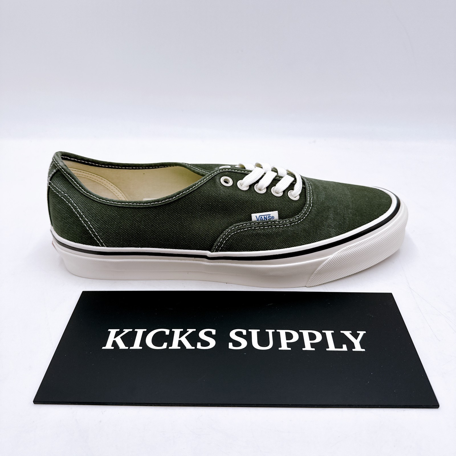Vans LX Authentic 44 Premium Duck Canvas Kelp Green VN000EBNKEL US 5-11