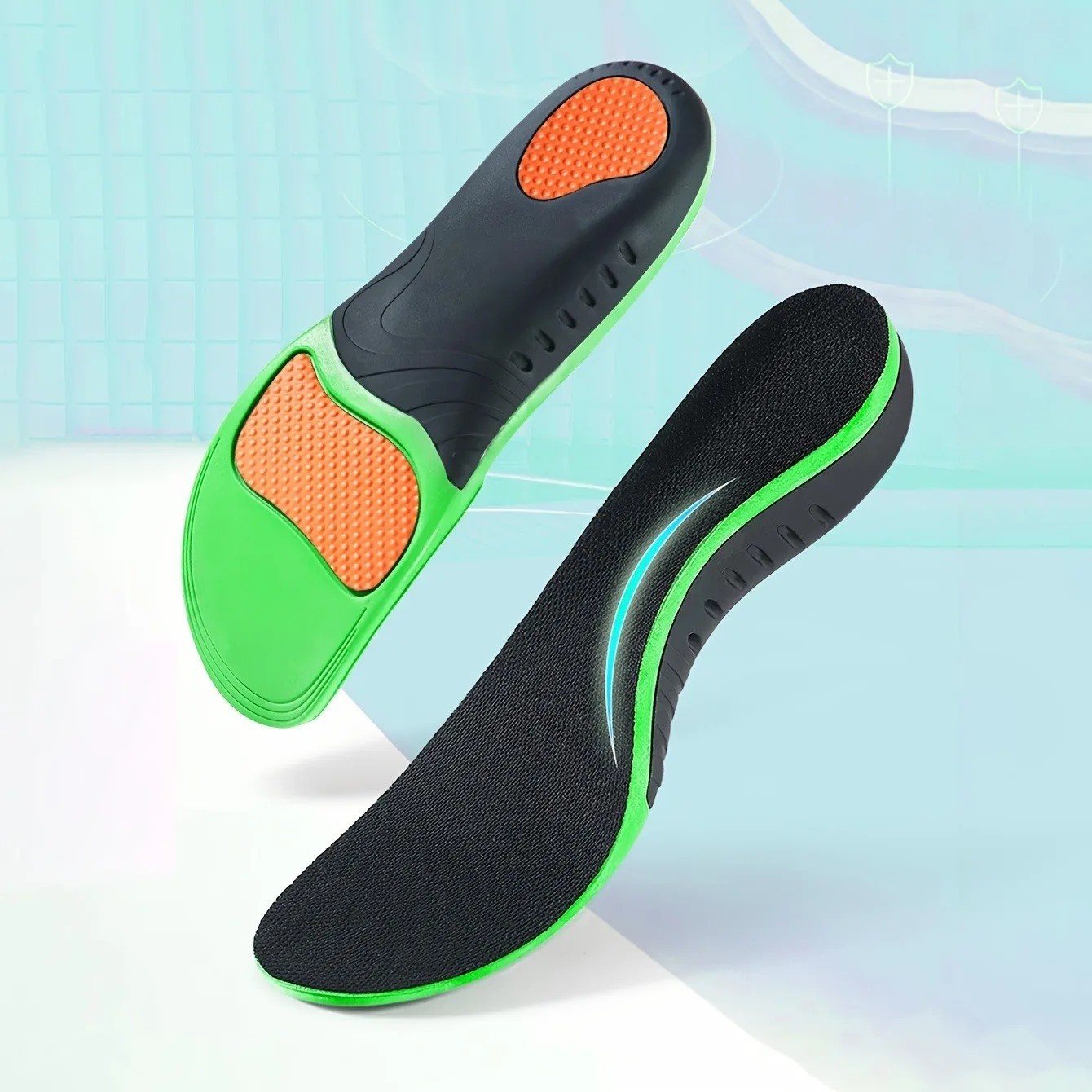 Orthotic Insoles For Flat Feet High Arch Support Plantar Fasciitis Shoe Inserts