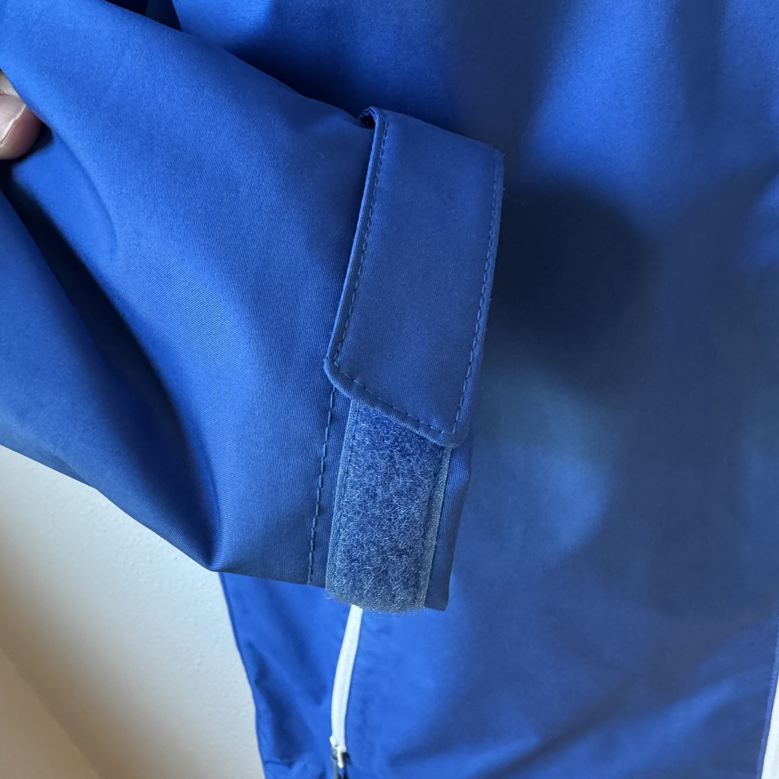 Helly Hansen Jacket Mens Medium Blue Crew Midlayer Soft Shell Fleece Sailing