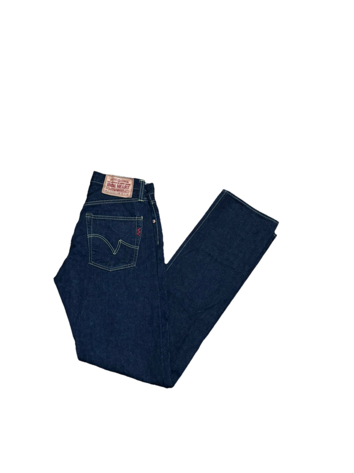 Iron Heart IH-634S-14 W30 14oz Extra Heavy Denim Selvedge Straight Jeans Japan