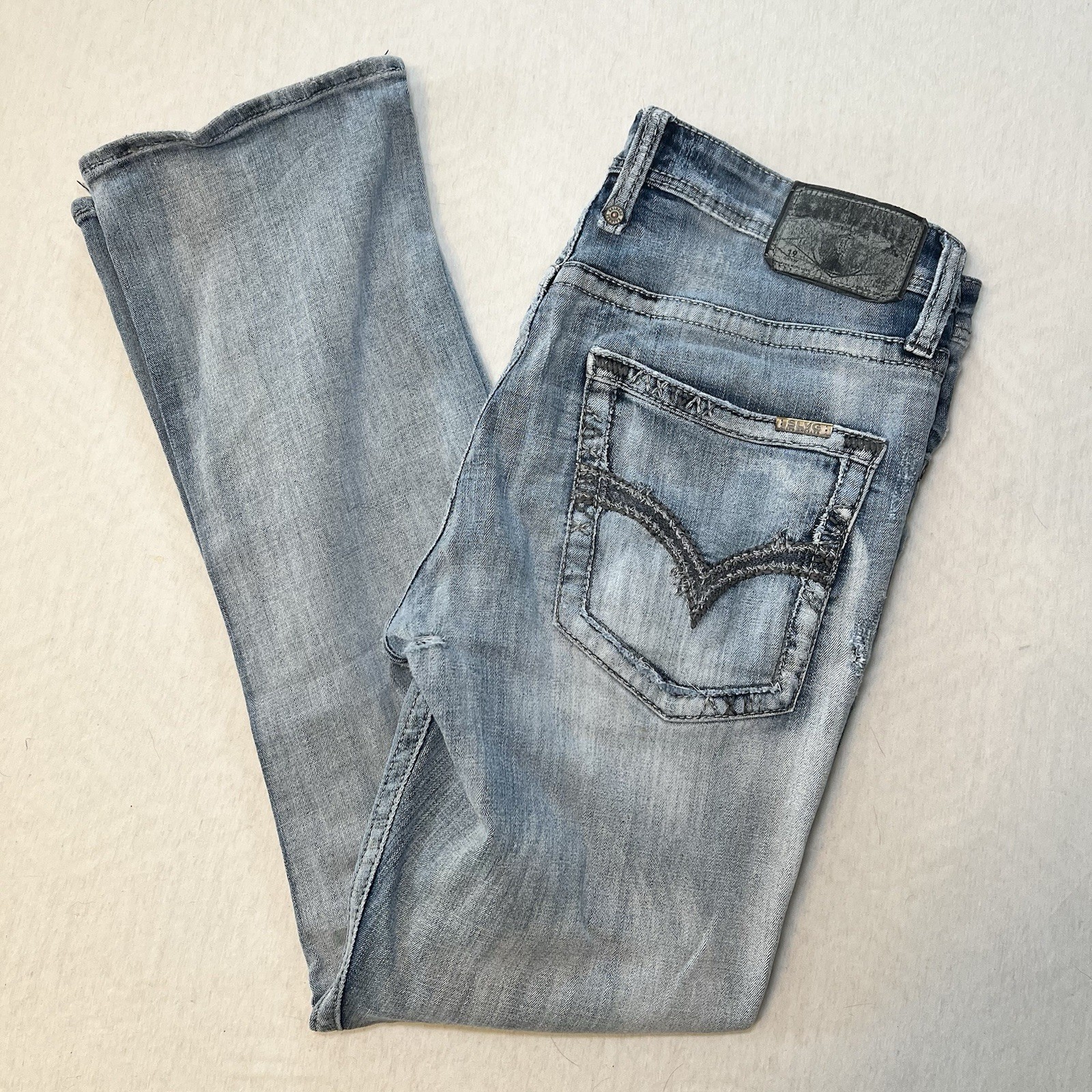 Salvage Supply Co Buckle Mayhem Straight Fit 34R Jeans Men’s 34×32 SLVG 23-460