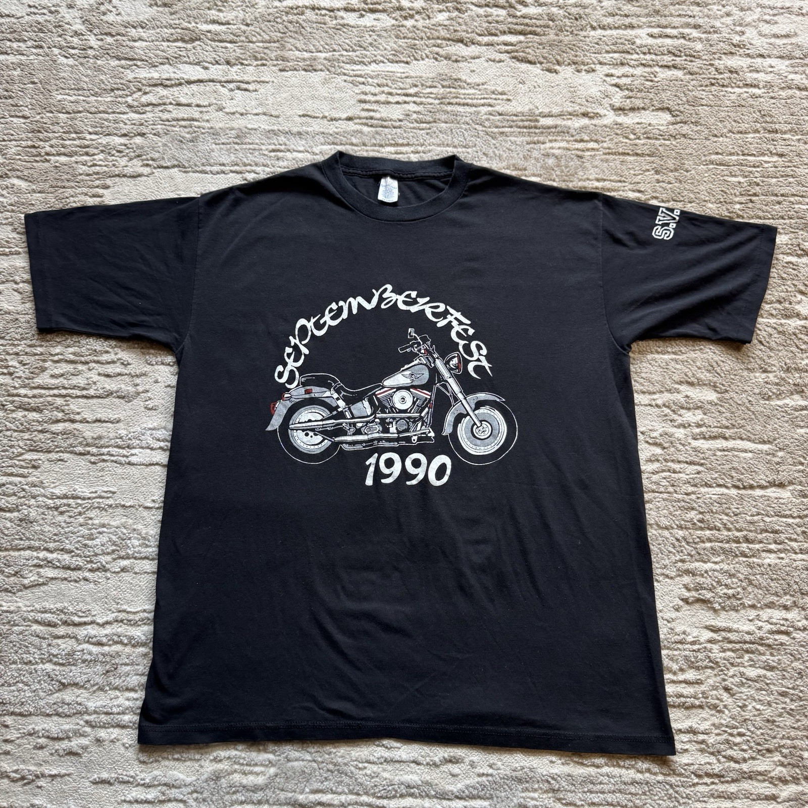 Vintage 90s Septemberfest Bike Ralley SVBT Bike Club Tee Men’s XXL USA Biker US