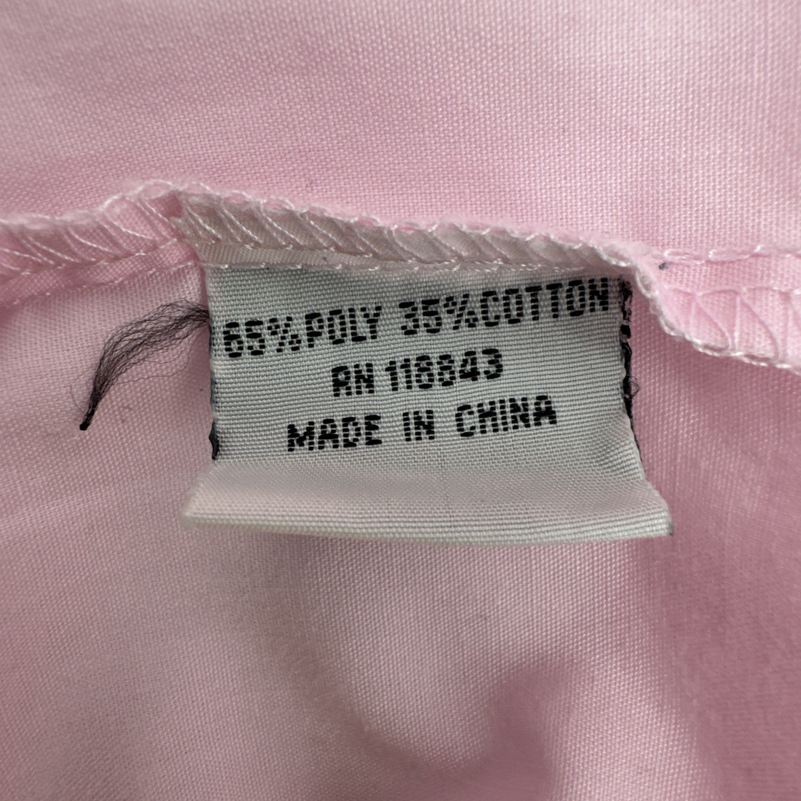 Fortino Landi The Classic Button Up Shirt Men 19-19.5 Pink Pocket .#36909