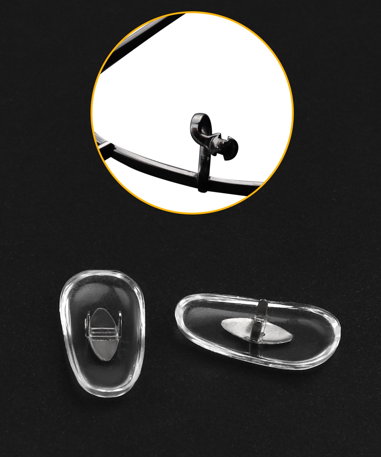 6 Pairs Nose Pads Replacement Nose Piece for Ray-Ban RB3542 RB8704 RB7216 RB6238