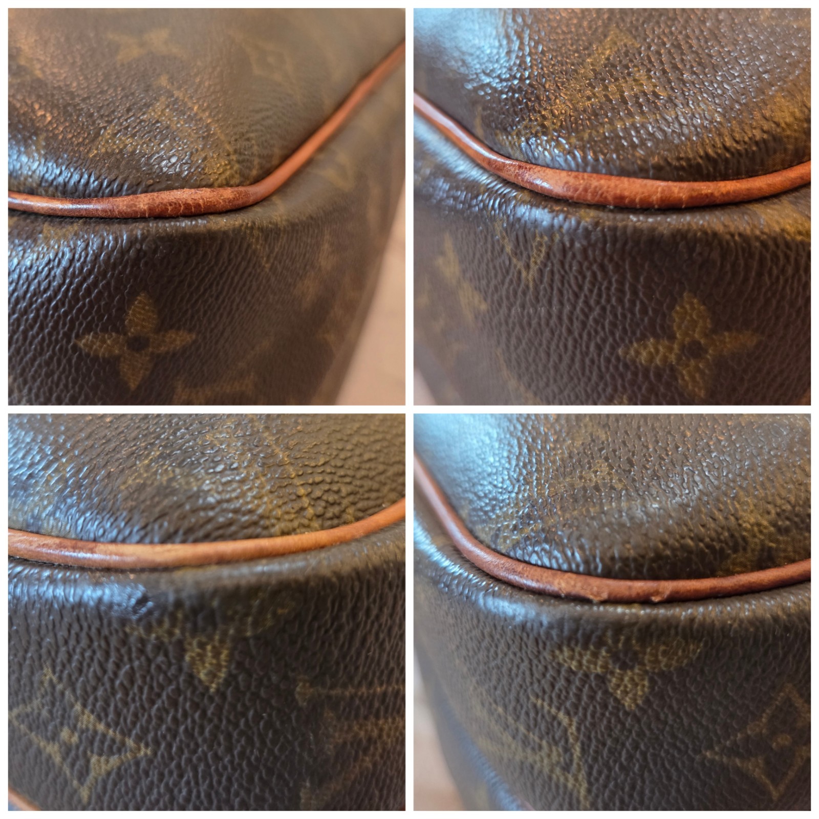 Louis Vuitton LV Monogram Logo Reporter PM Crossbody Bag M45254 France