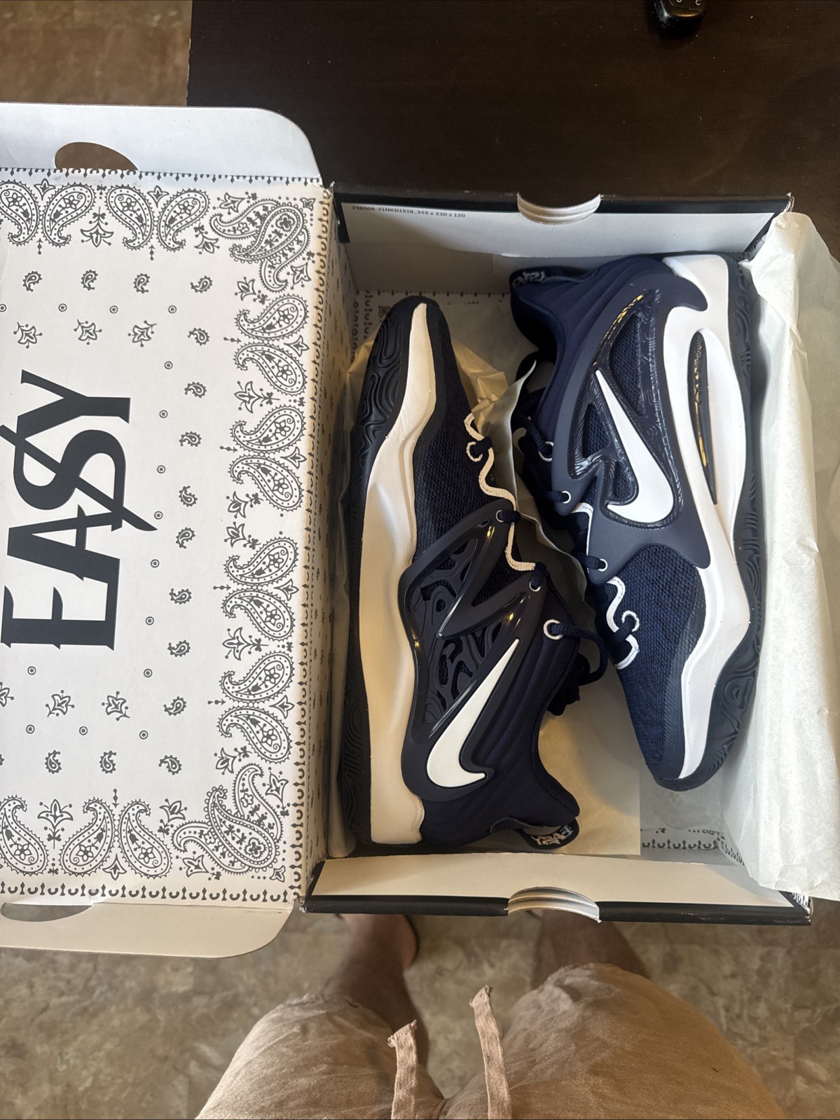 Nike KD 15 TB Midnight Navy Size 10
