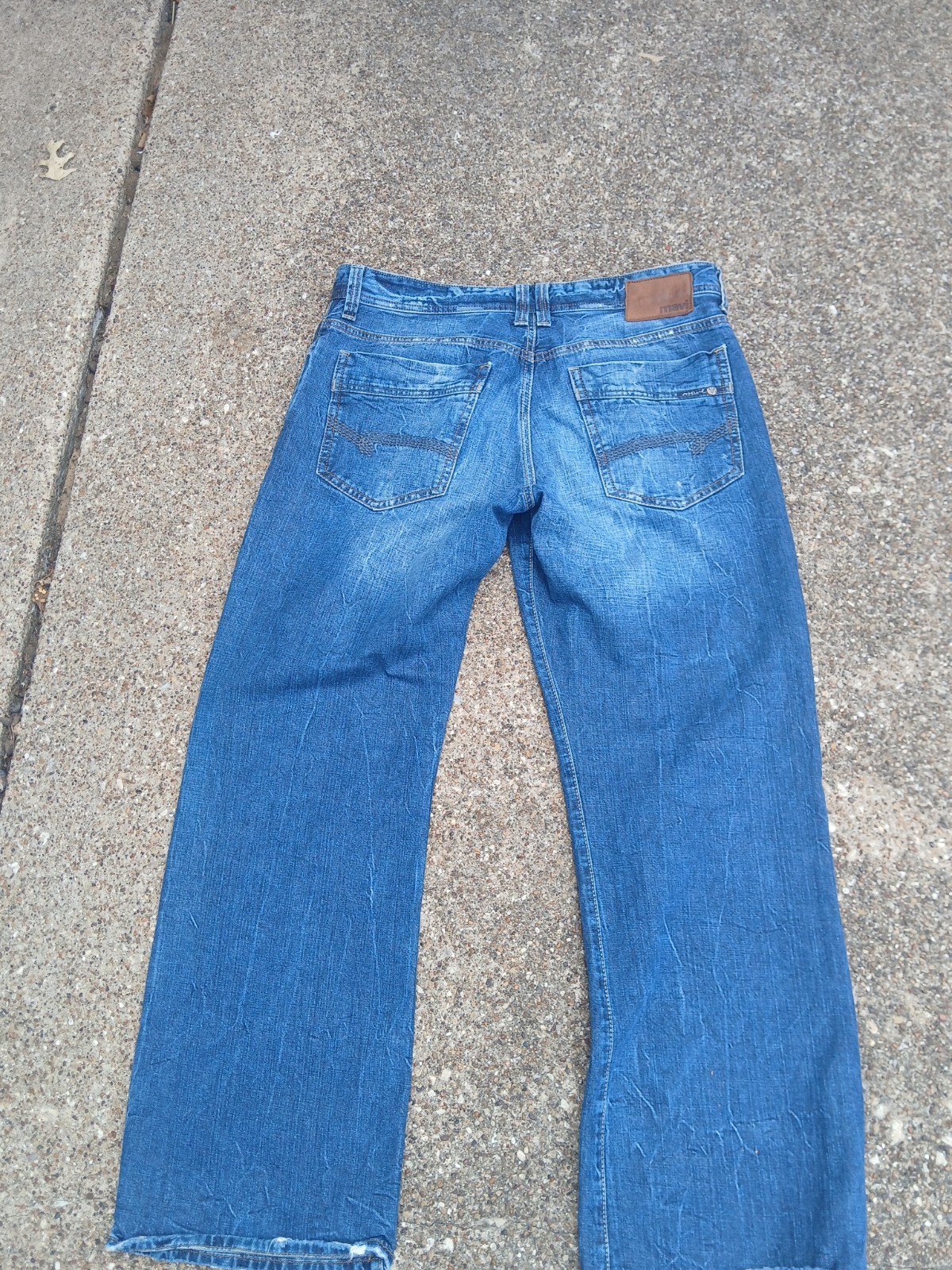 Mavi Marco Mens Midrise Straight Leg Jeans 34 × 32