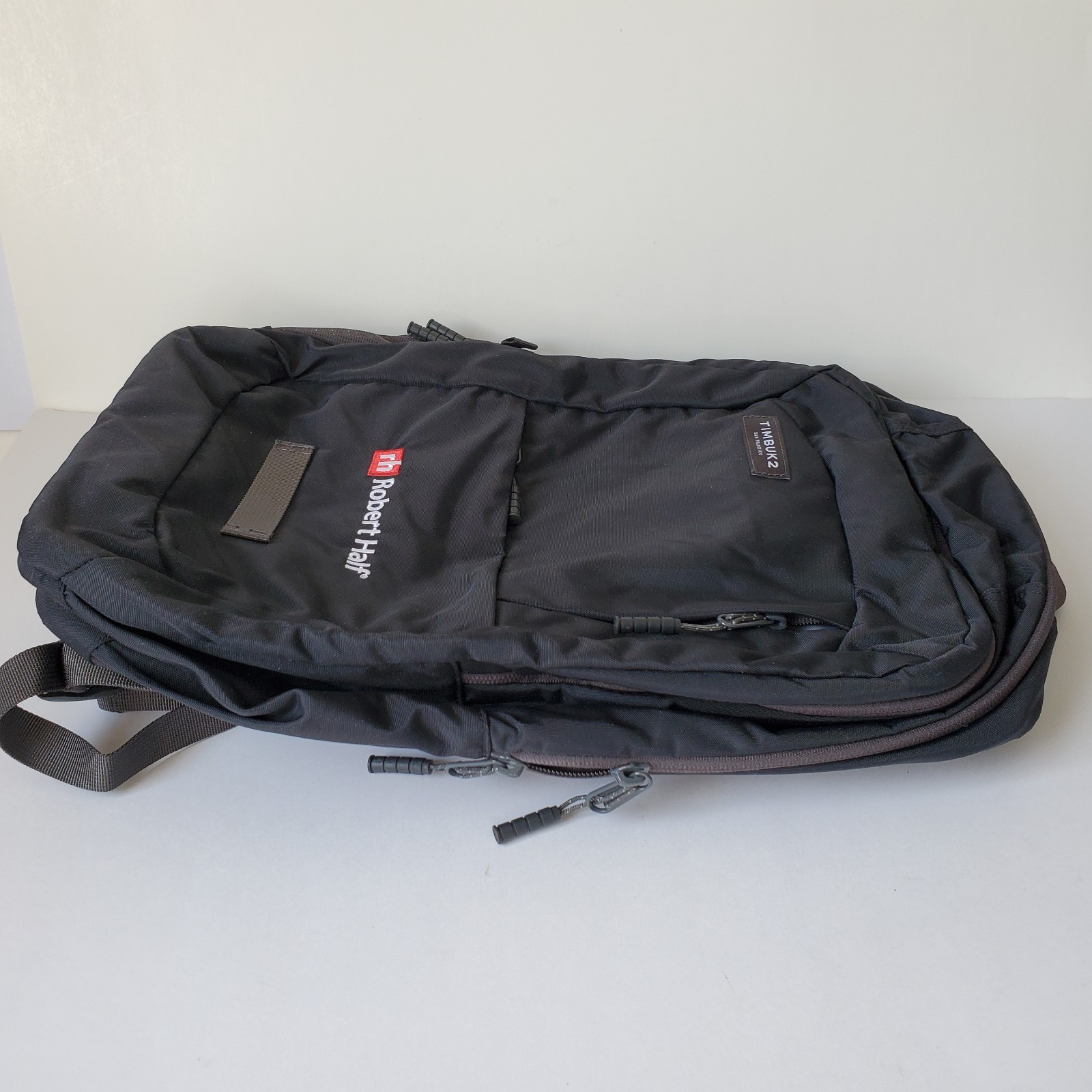 Timbuk2 Parkside Laptop Backpack Logo “Robert Half” Jet Black Travel Office Book