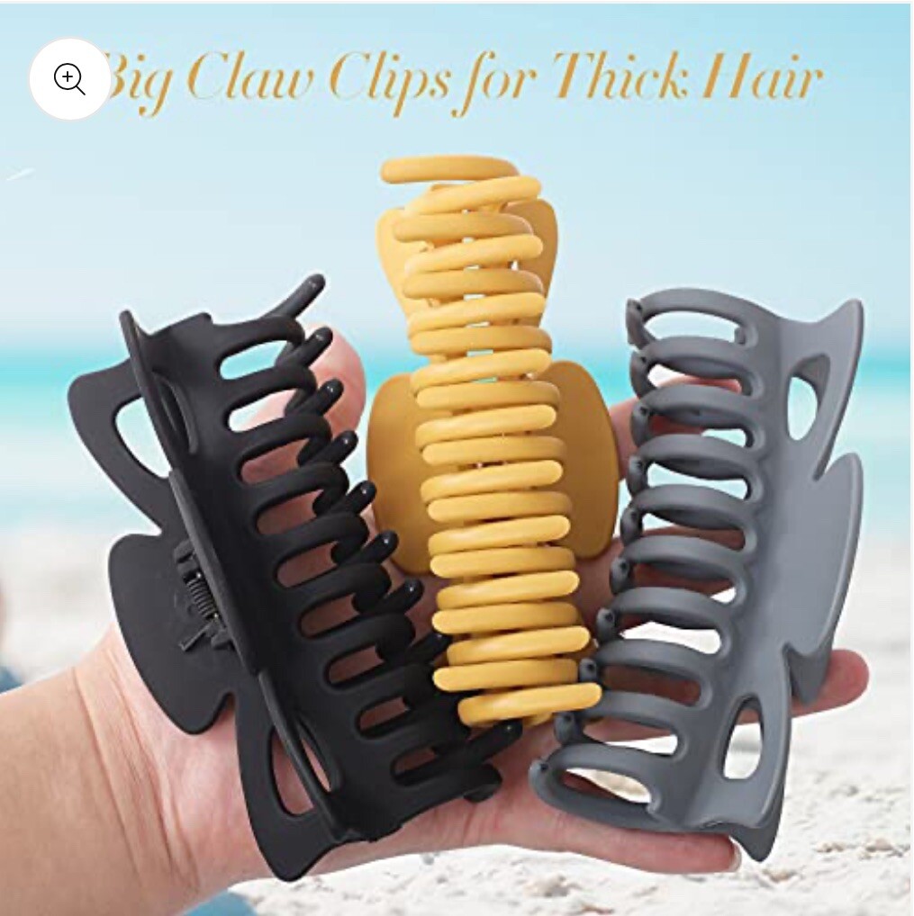Big Hair Claw Clips 4.7 inch Sets （ 4Pcs )