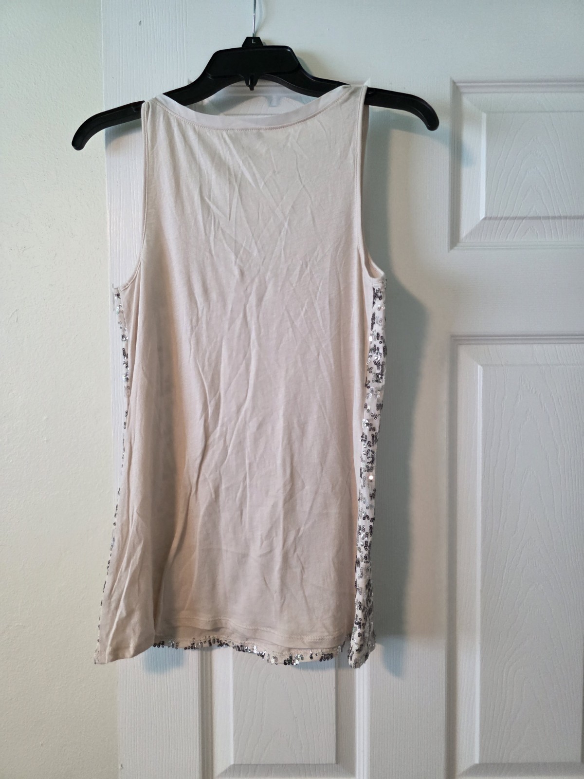 Express Sequin Pink Tank Top Size Small
