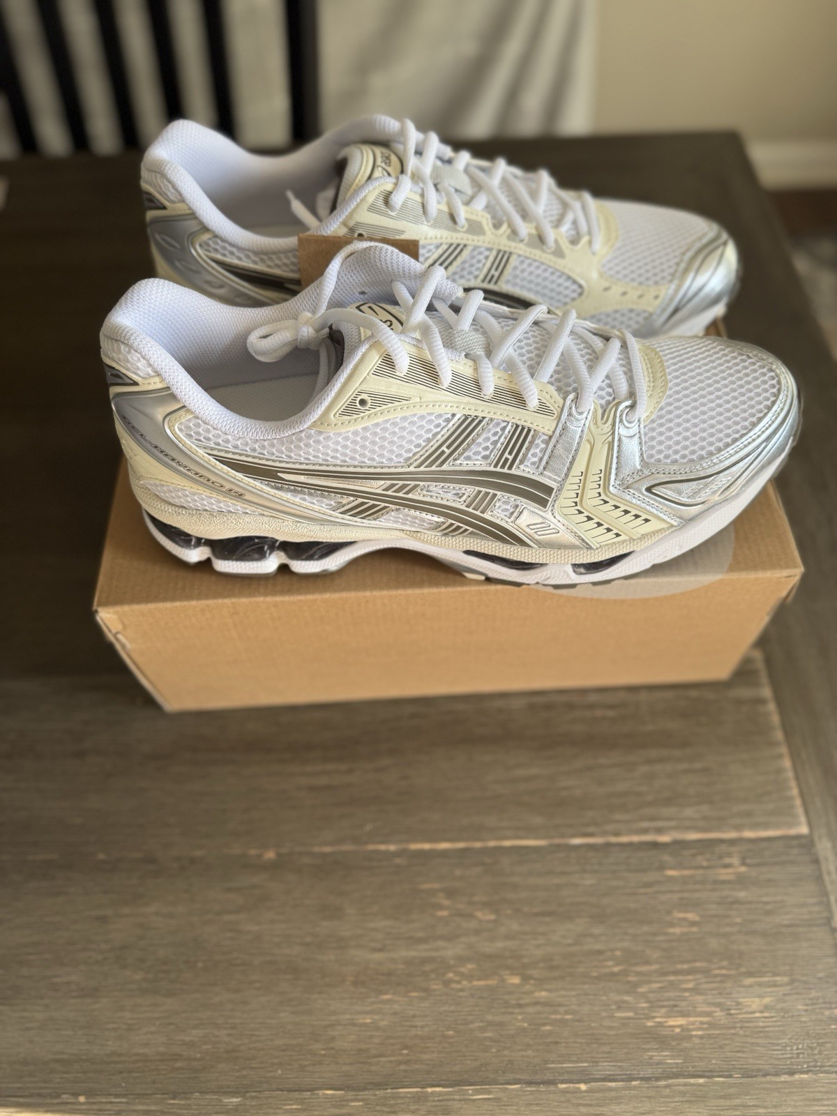 Size 11 – ASICS Gel Kayano 14 White Ivory