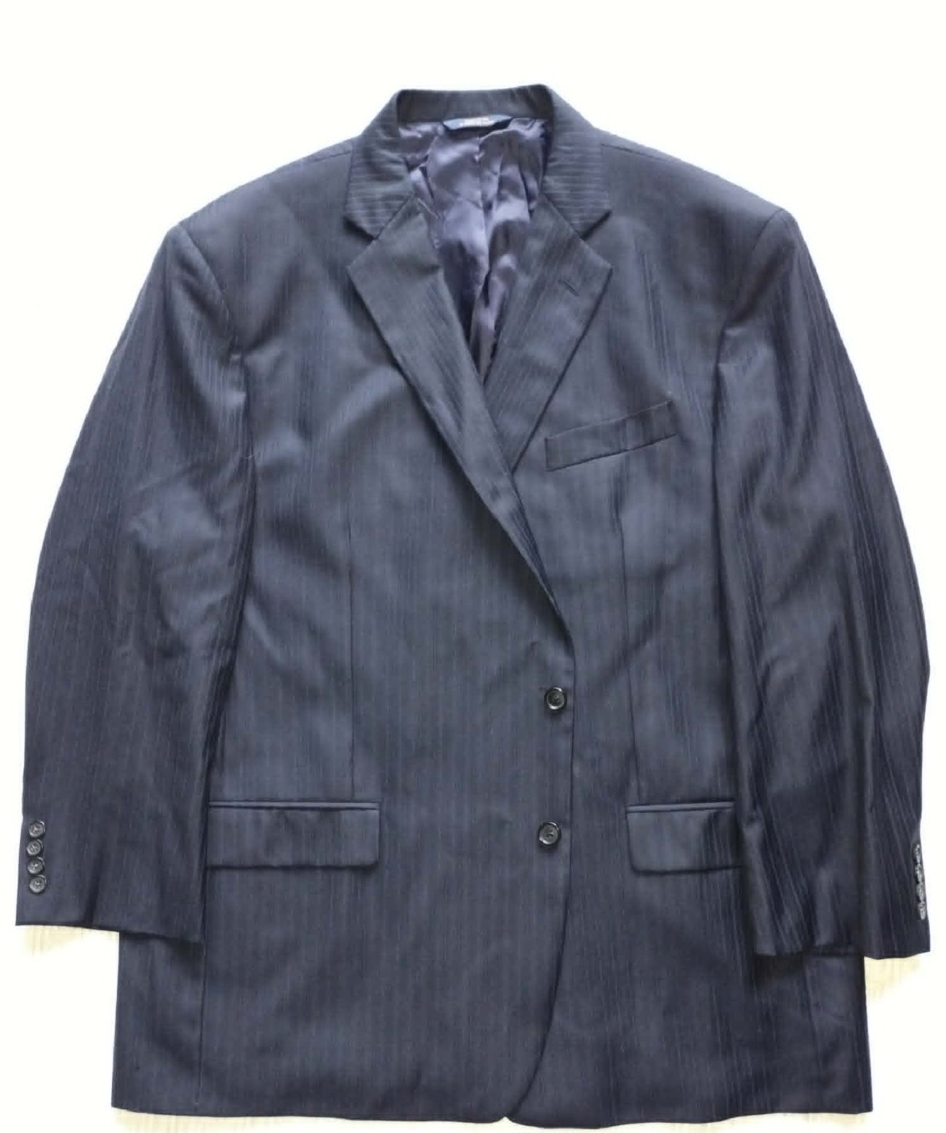 BROOKS BROTHERS SAXXON 1818 MADISON designer BLUE PS suit 50R 50 REG pants 42×28