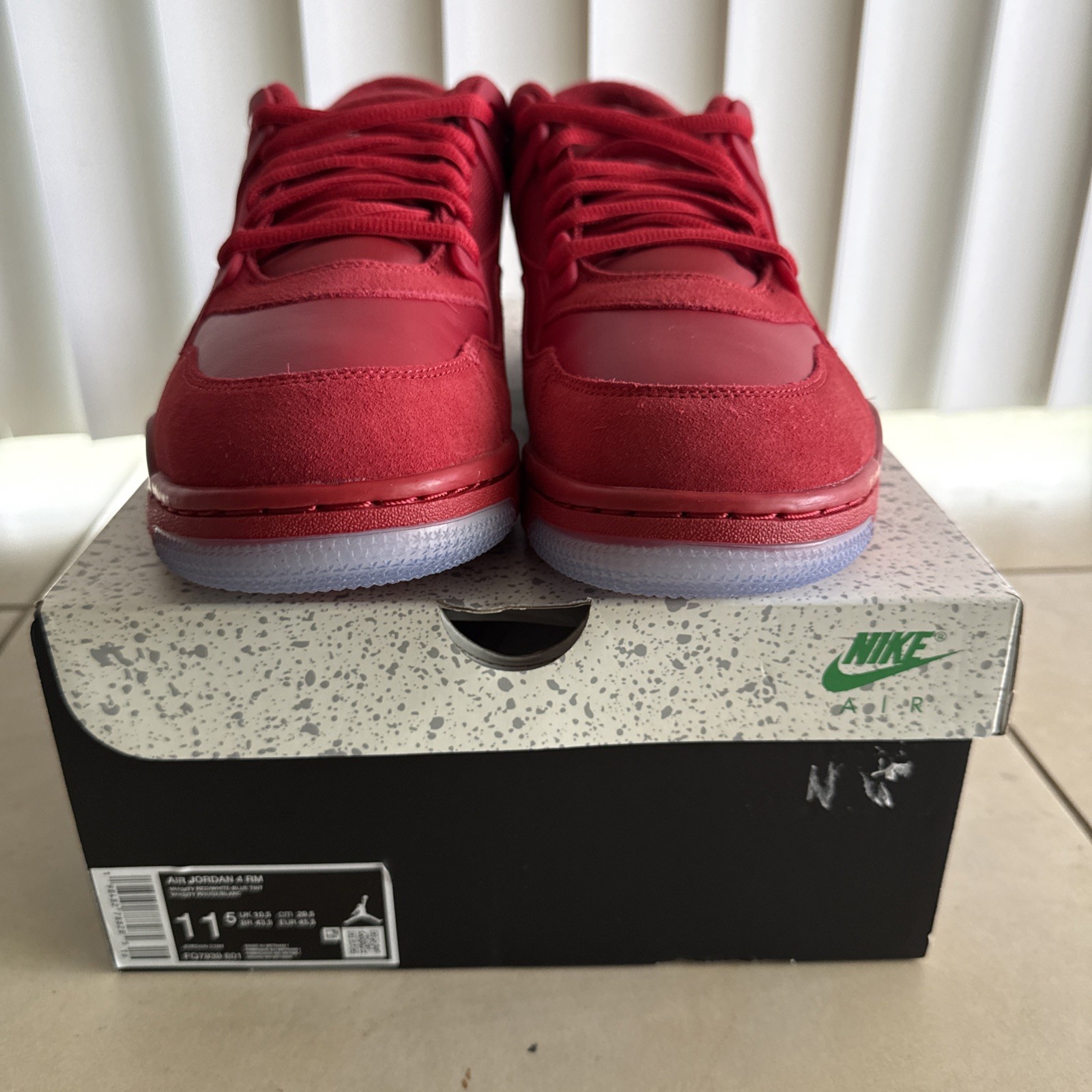 Size 11.5 – Air Jordan 4 RM Varsity Red