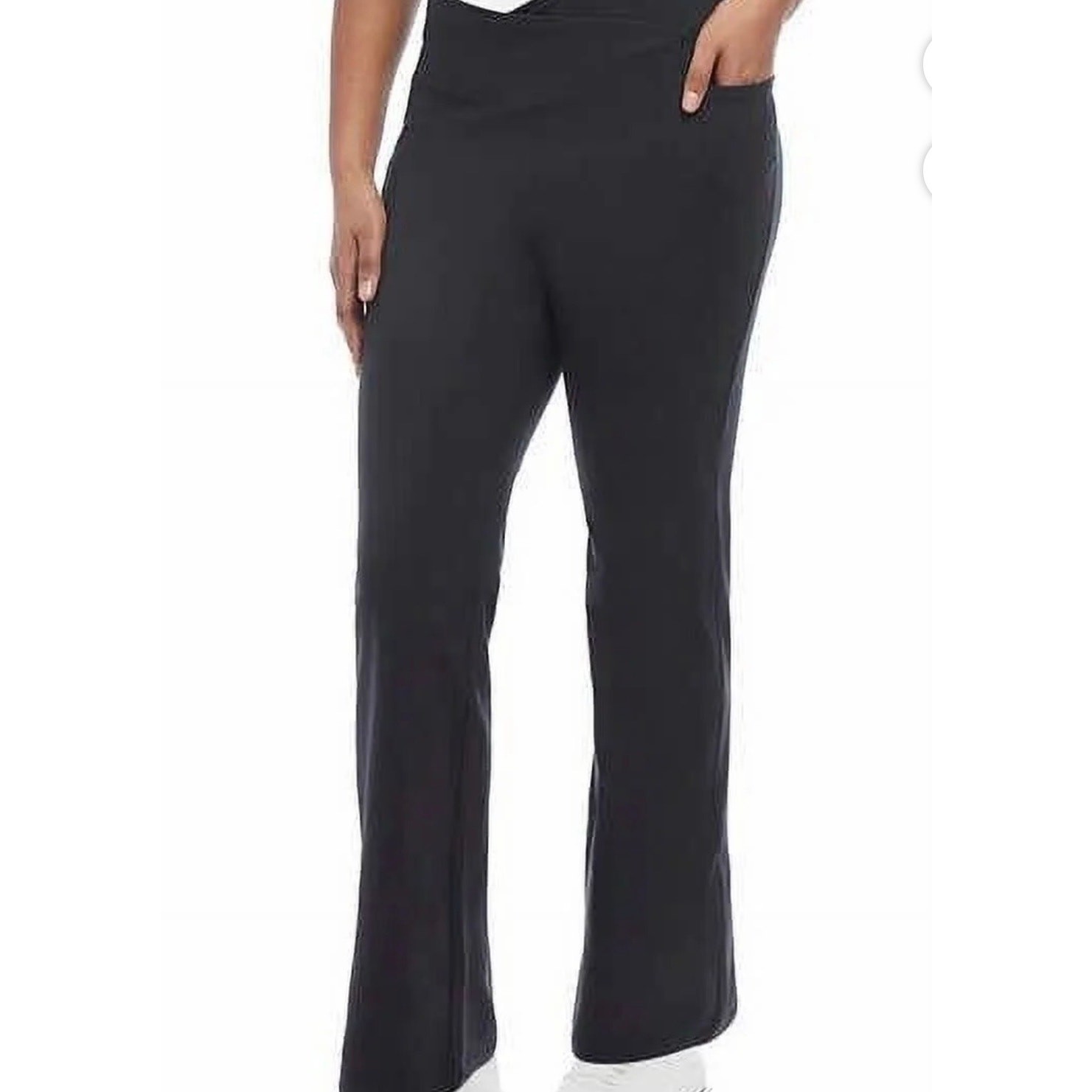 Jockey Yoga Pants High Rise Flared Boot Cut Tummy Control Side Pockets