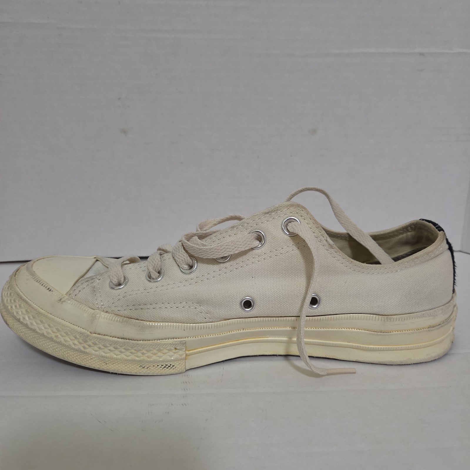 Converse CDG Comme des Garçons Play White Chuck Low M 8 W 10 Sneakers